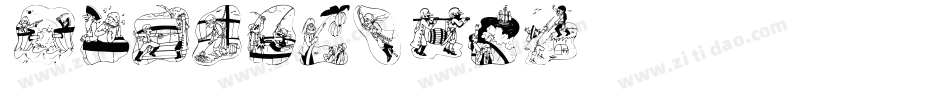 Pirates Two字体转换